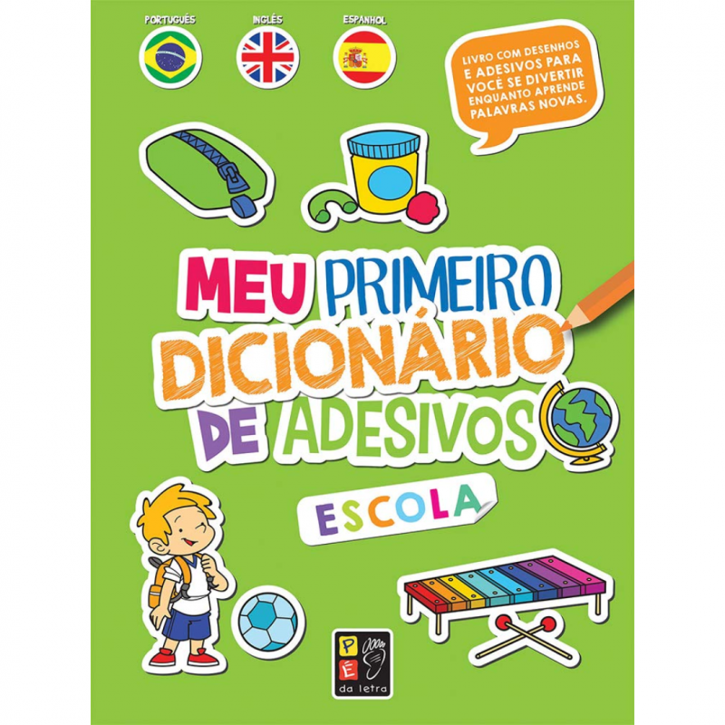 MEU PRIMEIRO DIC DE ADESIVOS ESCOLA